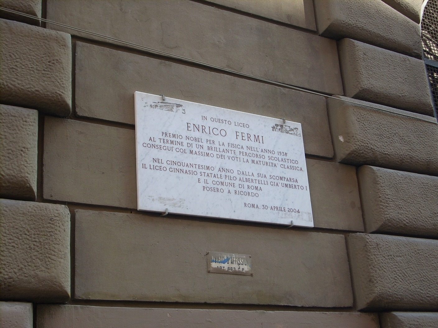 Enrico Fermi's high school, Rome, Italy (8).JPG
